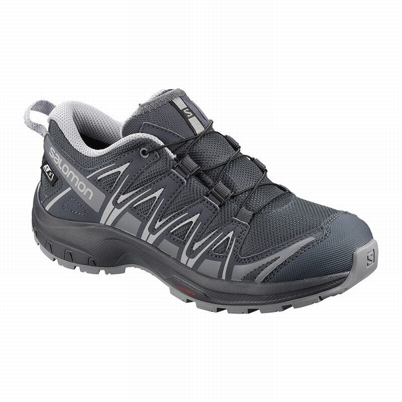 Zapatillas Trekking Salomon Niños Azules Oscuro - Salomon Argentina XA PRO 3D CSWP NOCTURNE J ,28617